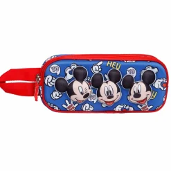 Outlet Mickey Mouse Azul Estuche Portatodo Doble 3D Grins
