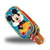 Fashion Mickey Mouse Azul Estuche Portatodo Doble 3D Glad