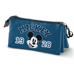 Clearance Mickey Mouse Azul Estuche Portatodo Triple Class