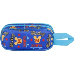 Best Mickey Mouse Azul Estuche Portatodo Doble 3D Freestyle
