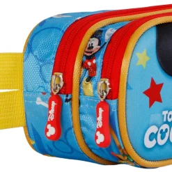 Hot Mickey Mouse Azul Estuche Portatodo Doble 3D Pal