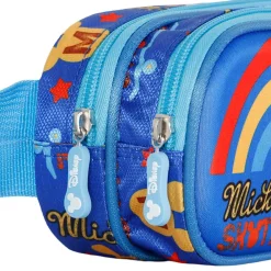 Best Mickey Mouse Azul Estuche Portatodo Doble 3D Freestyle