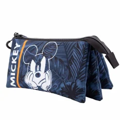 Outlet Mickey Mouse Azul Oscuro Estuche Portatodo Triple HS Blue