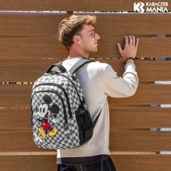 Clearance Mickey Mouse Gris Mochila Running PLUS Move