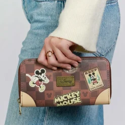 Online Mickey Mouse Marrón Billetero Essential Journey