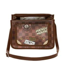 Discount Mickey Mouse Marrón Bolso-Mochila Satchel Journey