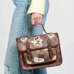 Discount Mickey Mouse Marrón Bolso-Mochila Satchel Journey