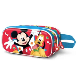 New Mickey Mouse Multicolor Estuche Portatodo Doble 3D Star