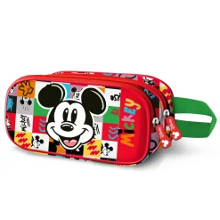 Sale Mickey Mouse Multicolor Estuche Portatodo Doble 3D Mood