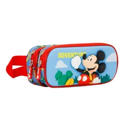 Clearance Mickey Mouse Multicolor Estuche Portatodo Doble 3D Adventure