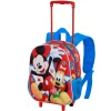 Online Mickey Mouse Multicolor Mochila 3D con Ruedas Pequeña Star