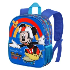 Fashion Mickey Mouse Multicolor Mochila 3D Pequeña Freestyle