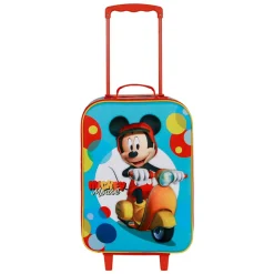 Outlet Mickey Mouse Multicolor Maleta Trolley Soft 3D Scooter