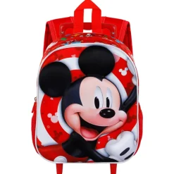 Hot Mickey Mouse Multicolor Mochila 3D con Ruedas Pequeña Twirl
