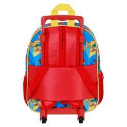 Fashion Mickey Mouse Multicolor Mochila 3D con Ruedas Pequeña Scooter