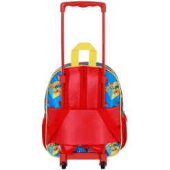 Fashion Mickey Mouse Multicolor Mochila 3D con Ruedas Pequeña Scooter