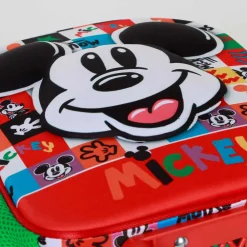 Outlet Mickey Mouse Multicolor Mochila 3D con Ruedas Pequeña Mood