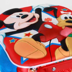 Online Mickey Mouse Multicolor Mochila 3D con Ruedas Pequeña Star