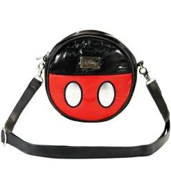 Sale Mickey Mouse Negro Bolso Redondo Padding Air