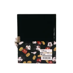 Clearance Mickey Mouse Negro Diario con Llave True