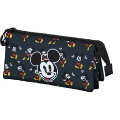 Outlet Mickey Mouse Negro Estuche Portatodo Triple Looks