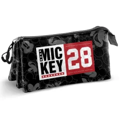 Fashion Mickey Mouse Negro Estuche Portatodo Triple Year