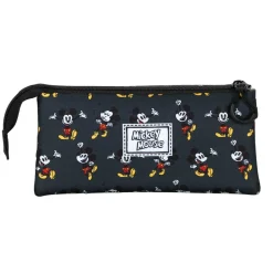 Outlet Mickey Mouse Negro Estuche Portatodo Triple Looks