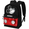 Clearance Mickey Mouse Negro Mochila HS Silver Iconic