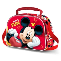 Sale Mickey Mouse Rojo Bolsa Portamerienda 3D Laugh