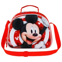Discount Mickey Mouse Rojo Bolsa Portamerienda 3D Twirl
