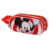 Hot Mickey Mouse Rojo Estuche Portatodo Doble 3D Twirl