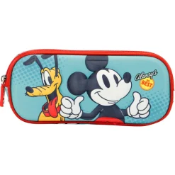 Discount Mickey Mouse Verde Estuche Portatodo Doble 3D Best