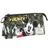 Online Mickey Mouse Verde Militar Estuche Portatodo Triple FAN Surprise