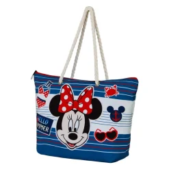 New Minnie Mouse Azul Bolsa de Playa Soleil Summer