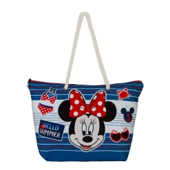 New Minnie Mouse Azul Bolsa de Playa Soleil Summer