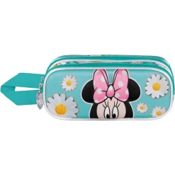 Clearance Minnie Mouse Azul Estuche Portatodo Doble 3D Spring