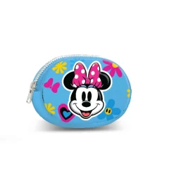 Outlet Minnie Mouse Azul Monedero Pill Floral Blue