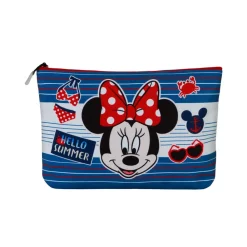 Clearance Minnie Mouse Azul Neceser Soleil Summer