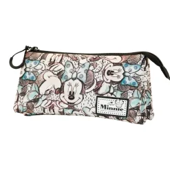 Outlet Minnie Mouse Gris Estuche Portatodo Triple Drawing