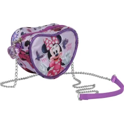 Outlet Minnie Mouse Lila Bolso Corazón Mini Butterflies