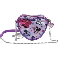Outlet Minnie Mouse Lila Bolso Corazón Mini Butterflies
