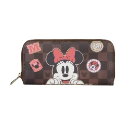 Discount Minnie Mouse Marrón Billetero Essential Journey