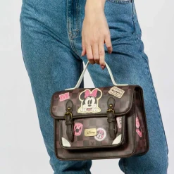 Best Minnie Mouse Marrón Bolso-Mochila Satchel Journey