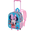 Discount Minnie Mouse Multicolor Mochila 3D con Ruedas Pequeña Happiness