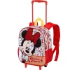 New Minnie Mouse Multicolor Mochila 3D con Ruedas Pequeña Flowered