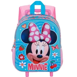 Discount Minnie Mouse Multicolor Mochila 3D con Ruedas Pequeña Happiness