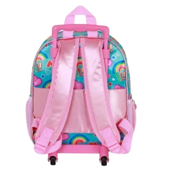 Online Minnie Mouse Multicolor Mochila 3D con Ruedas Pequeña Greet
