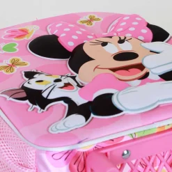 Hot Minnie Mouse Multicolor Mochila 3D con Ruedas Pequeña Kitten