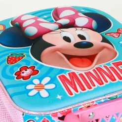 Discount Minnie Mouse Multicolor Mochila 3D con Ruedas Pequeña Happiness