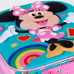 Online Minnie Mouse Multicolor Mochila 3D con Ruedas Pequeña Greet